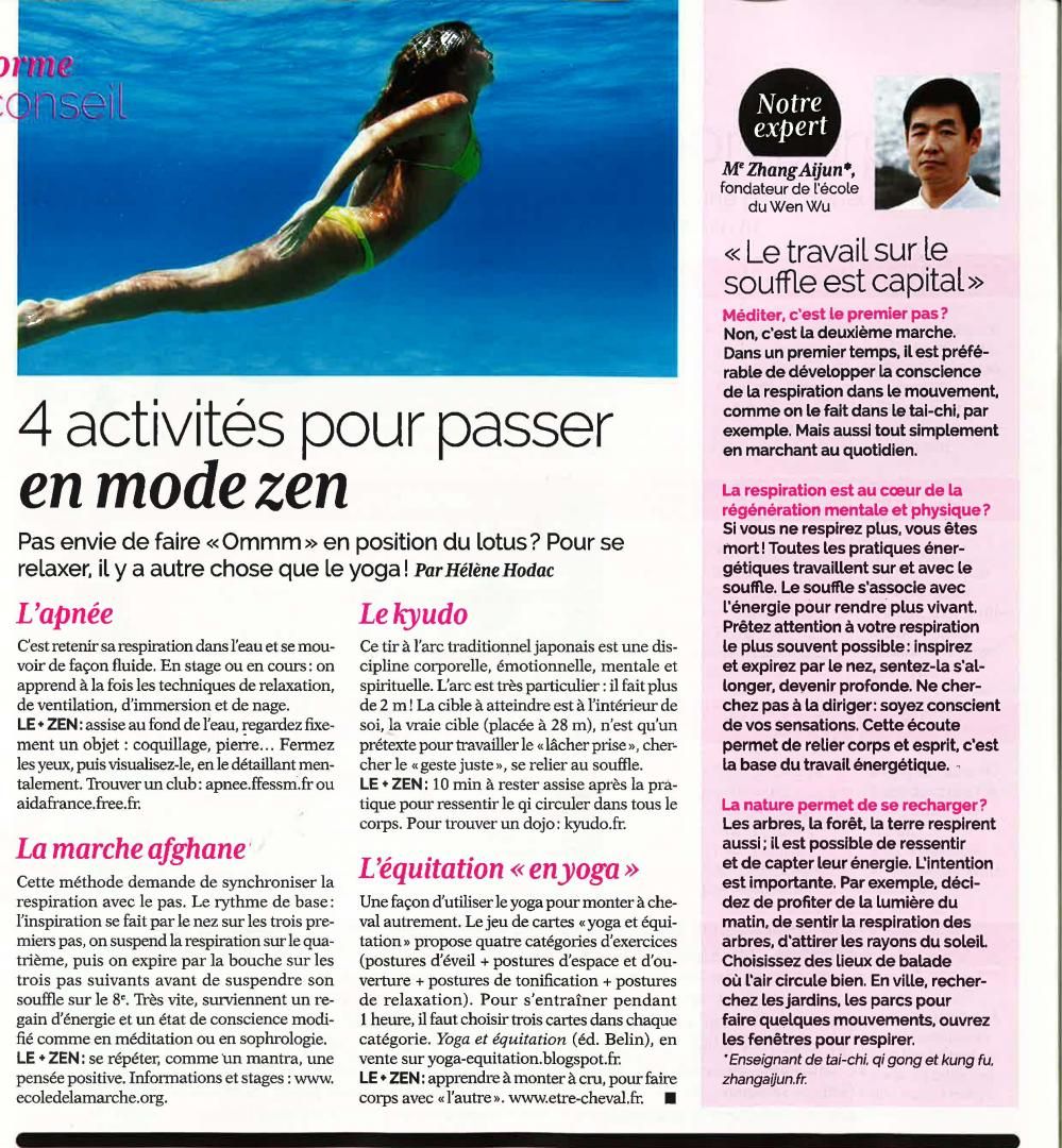 Revue de presse – Magazine Femme actuelle